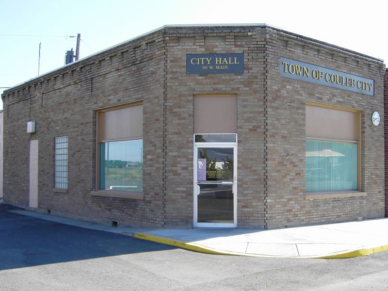 City Hall Town Of Coulee City Washington